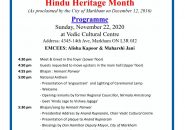 Hindu Heritage Month Canada